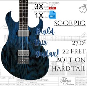 Scorpio 6 String 27.0" 22 Fret Bolt-on Hard Tail